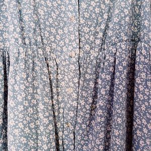 American eagle baby blue baby doll dress